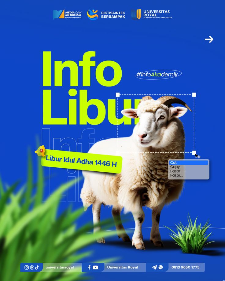 Ảnh input 1 - Universitas Royal social post